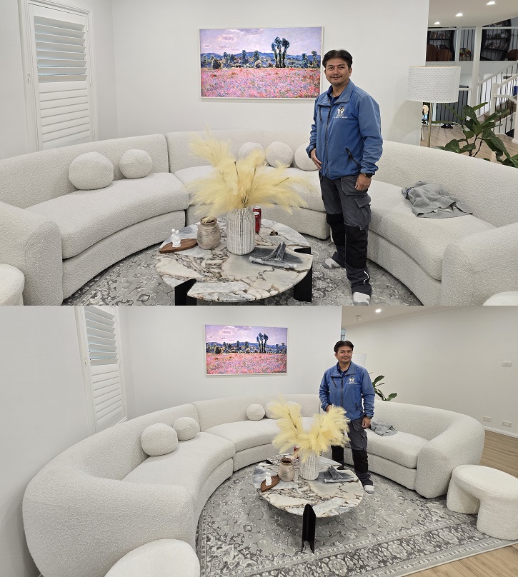 Albert Samsung Frame installation4