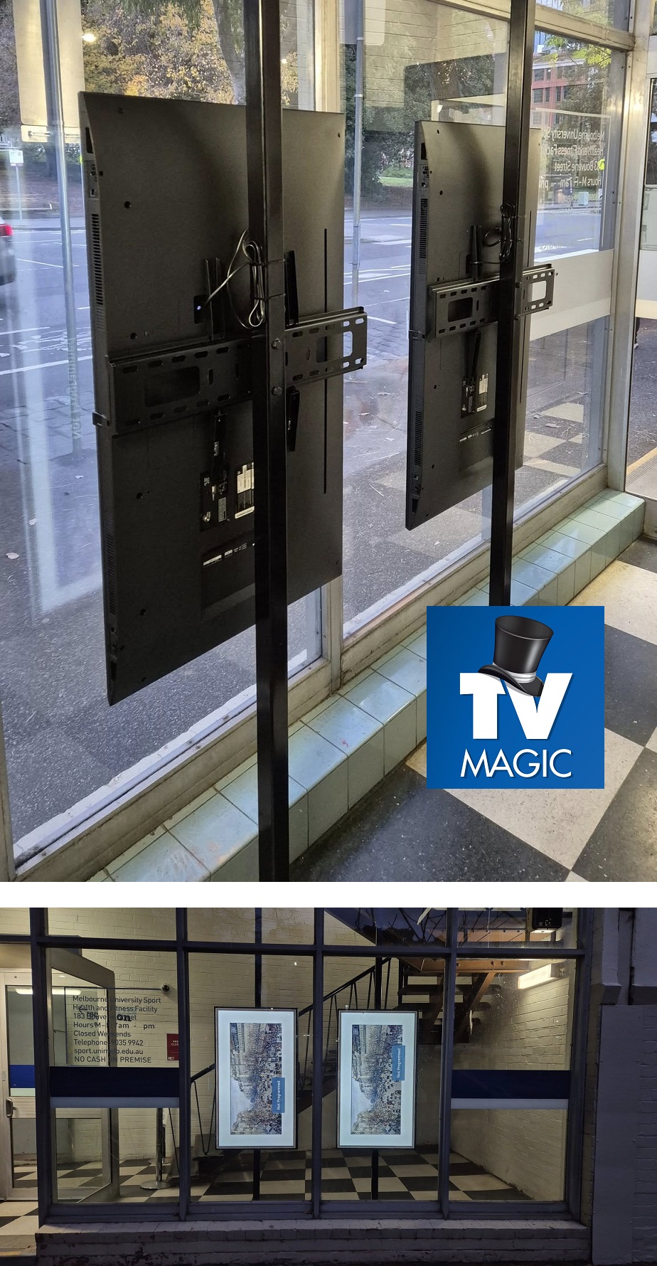 Dual Shop Window Installation 2025