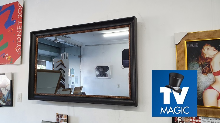 Mirror TV installation 3