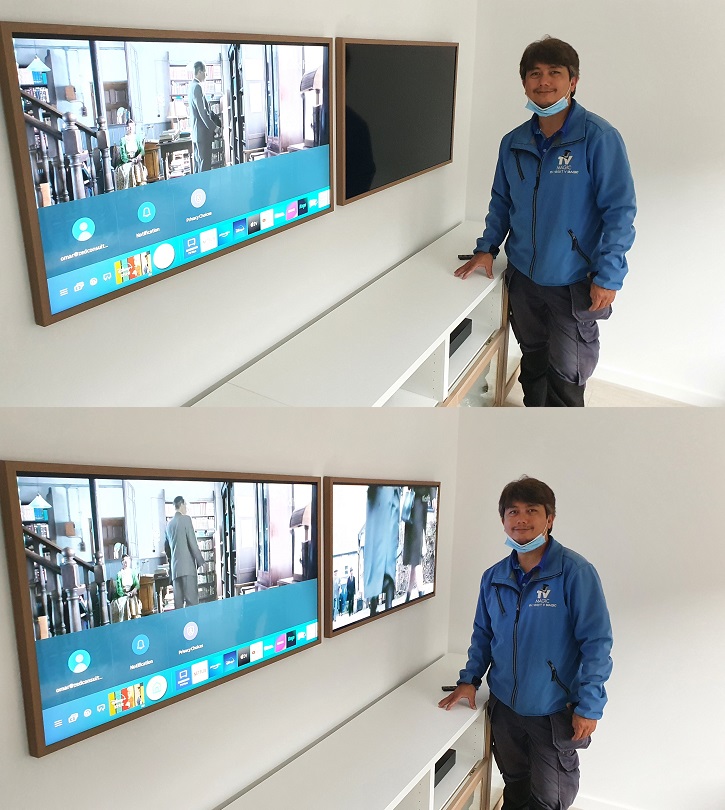 Samsung Frame albert 2021 install