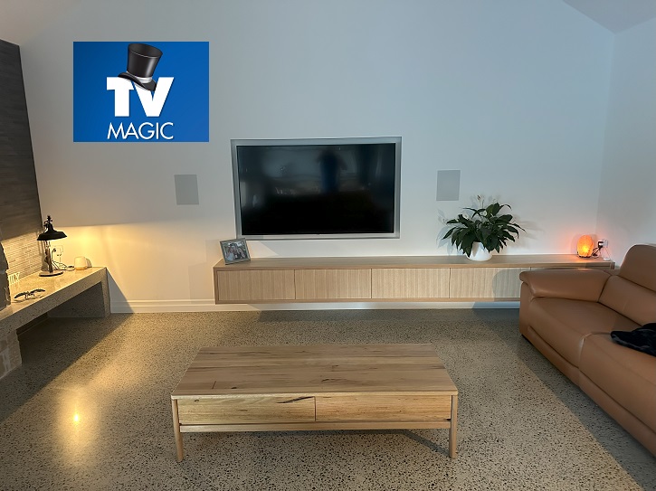 TV Magic floating cabinet 2025