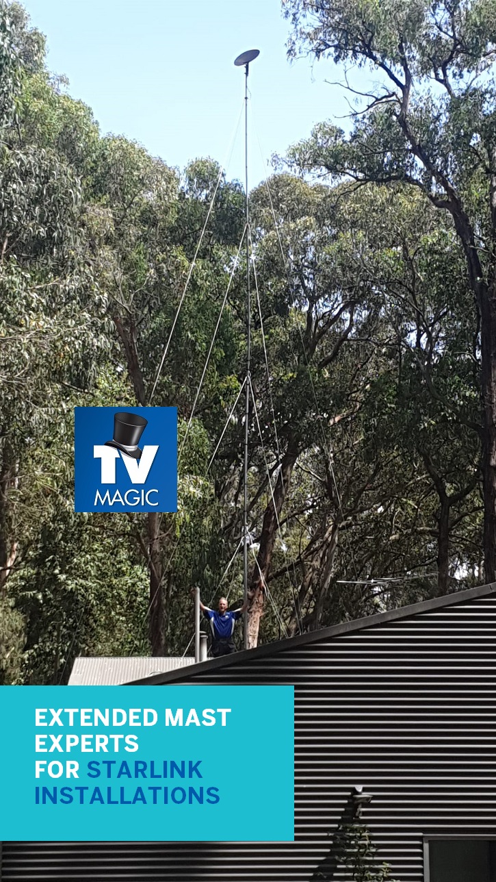EXTENDED MAST FOR STARLINK1