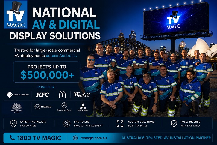 TV Magic Commercial Installations LED Screens