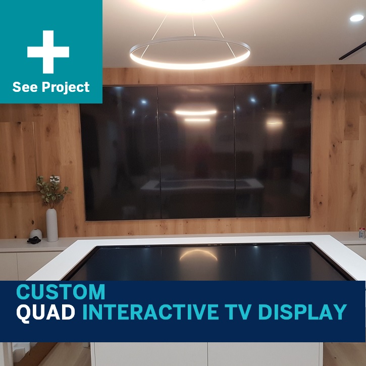 QUAD TV DISPLAY