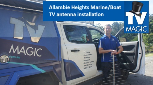 Allambie Heights Marine boat tv antenna installation